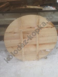 осиновый щит в колодец