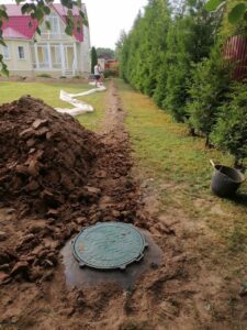 септик из колец доставка с установкой