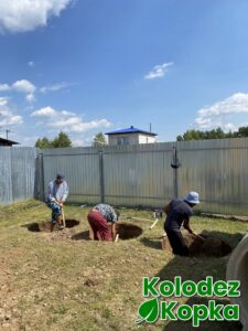 копка септик и колодца