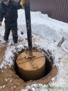 Бурение колодцев в Мытищах - 10 колец за два часа​