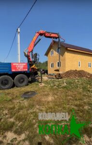 как бурят шахту для септика из колец